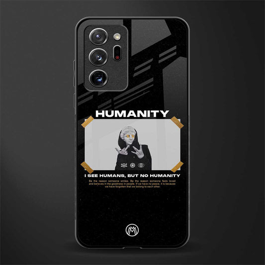 humans but no humanity glass case for samsung galaxy note 20 ultra 5g image