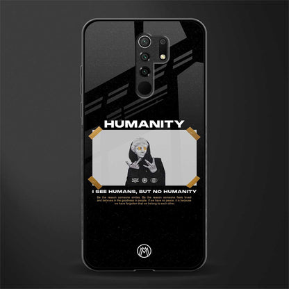 humans but no humanity glass case for poco m2 image