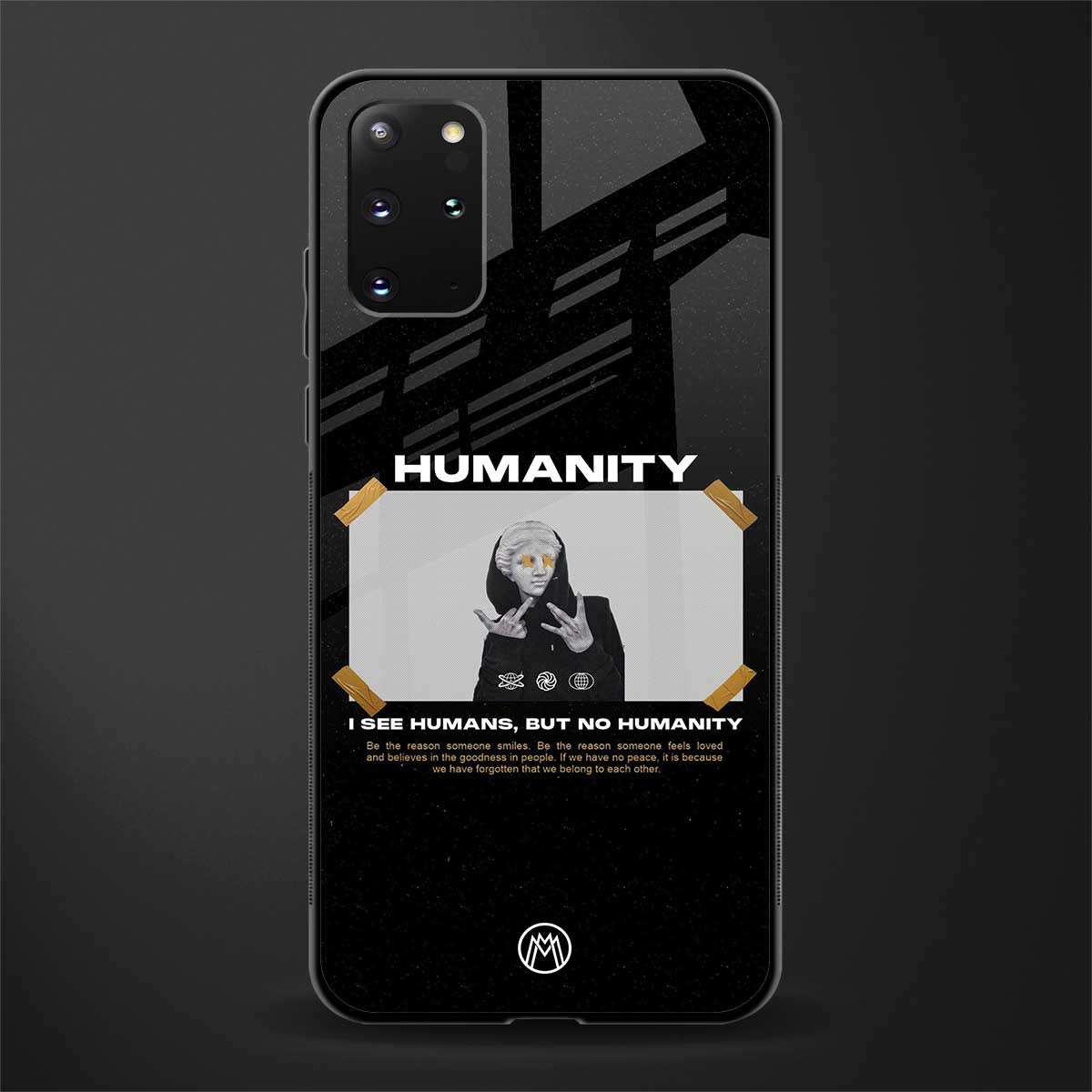 humans but no humanity glass case for samsung galaxy s20 plus image