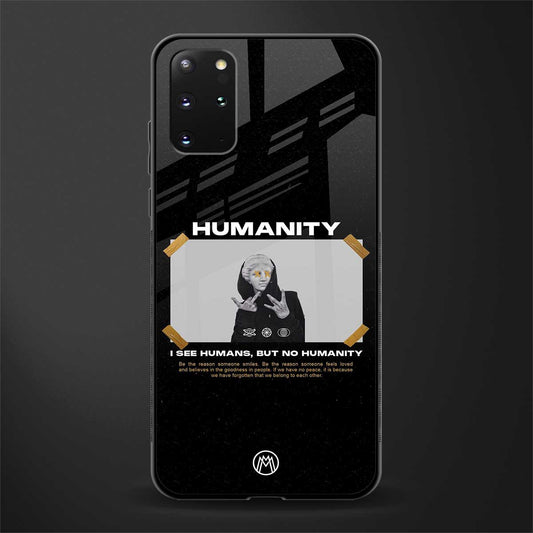 humans but no humanity glass case for samsung galaxy s20 plus image