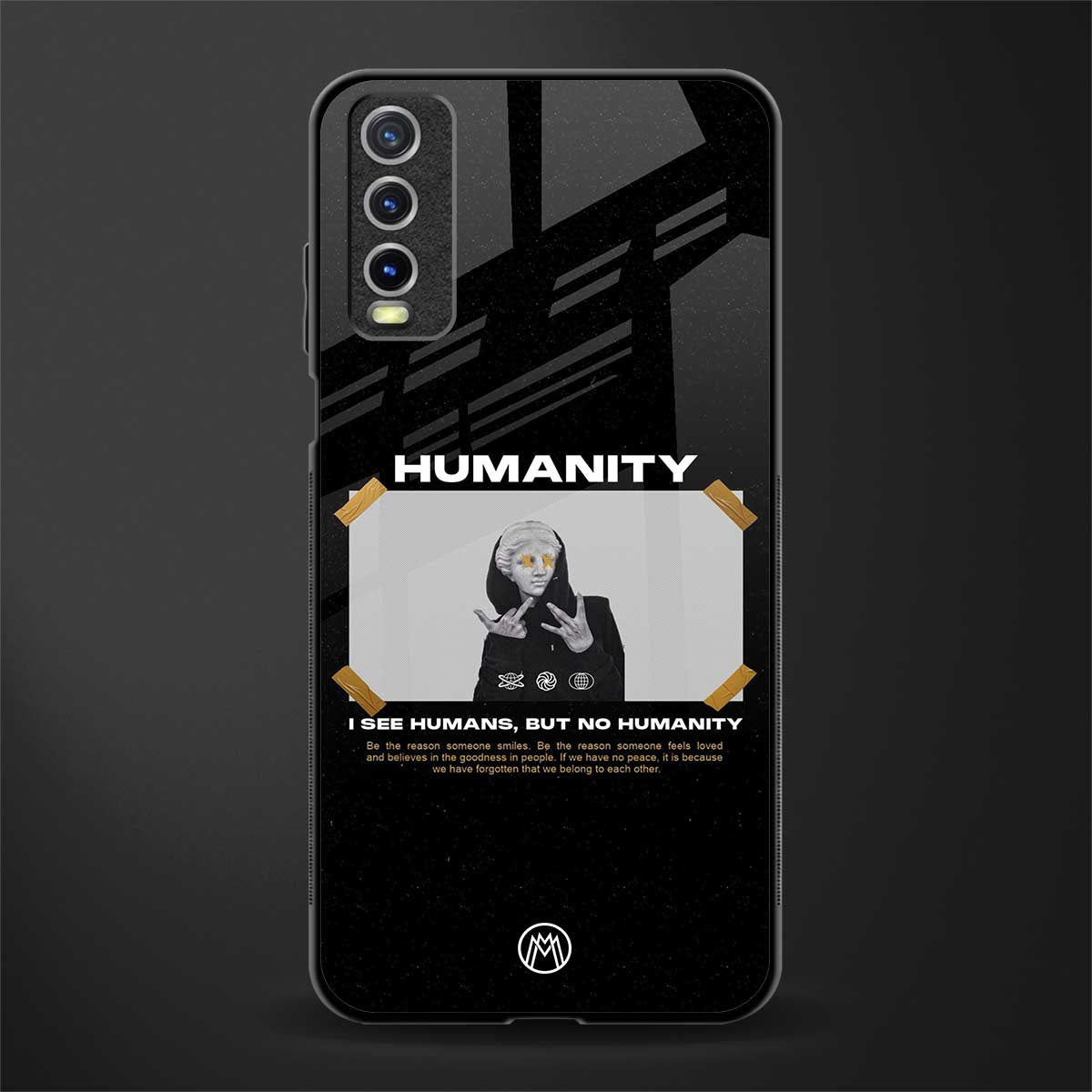 humans but no humanity glass case for vivo y20 image
