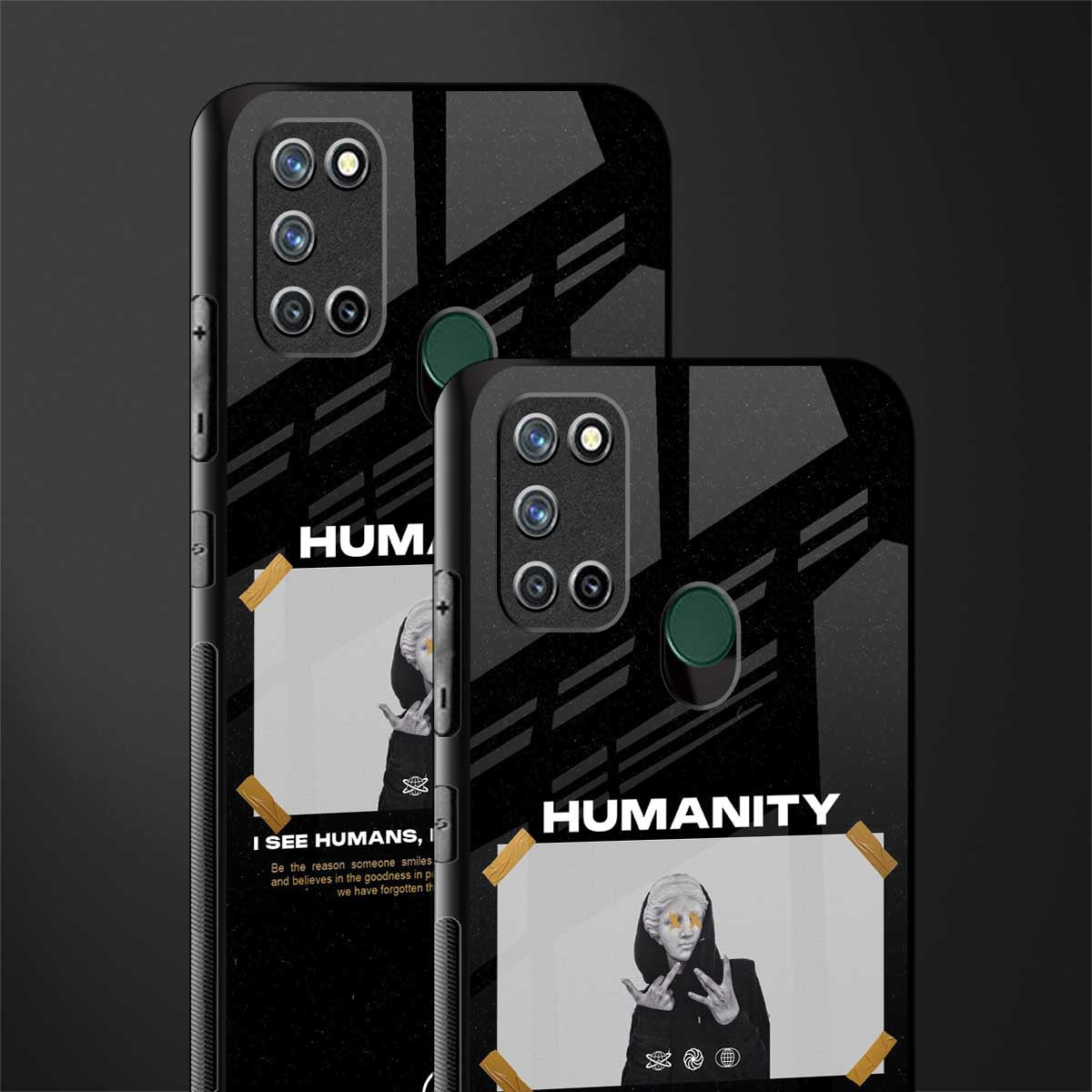 humans but no humanity glass case for realme 7i image-2