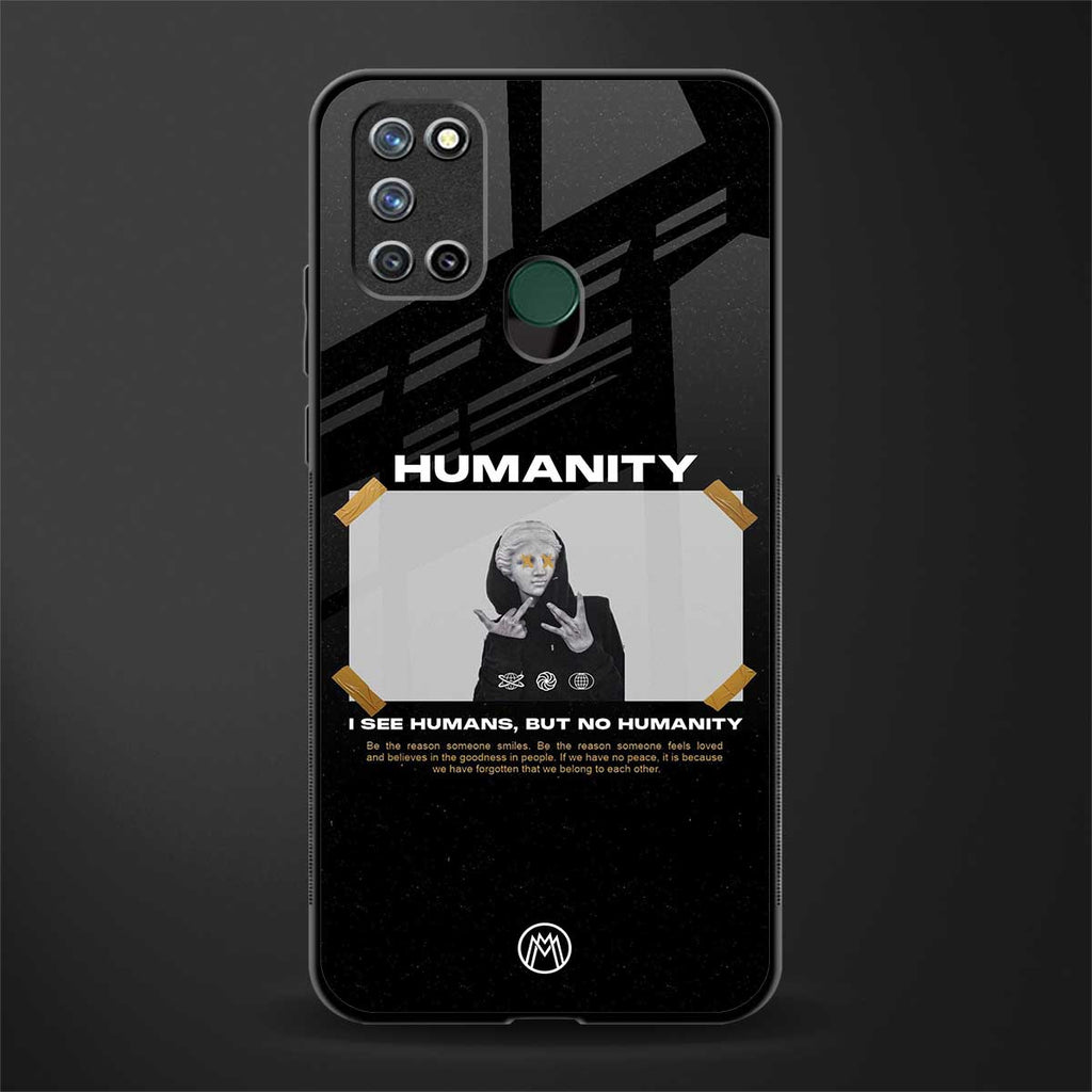humans but no humanity glass case for realme 7i image