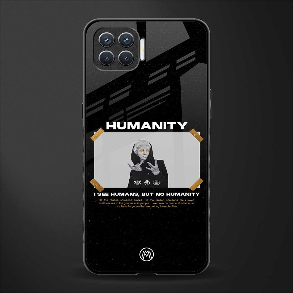 humans but no humanity glass case for oppo f17 image
