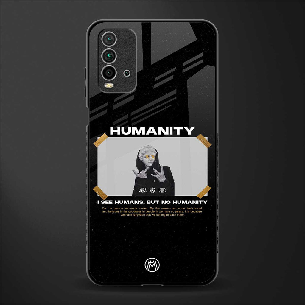 humans but no humanity glass case for redmi 9 power image