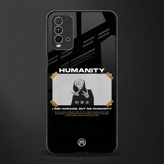 humans but no humanity glass case for redmi 9 power image