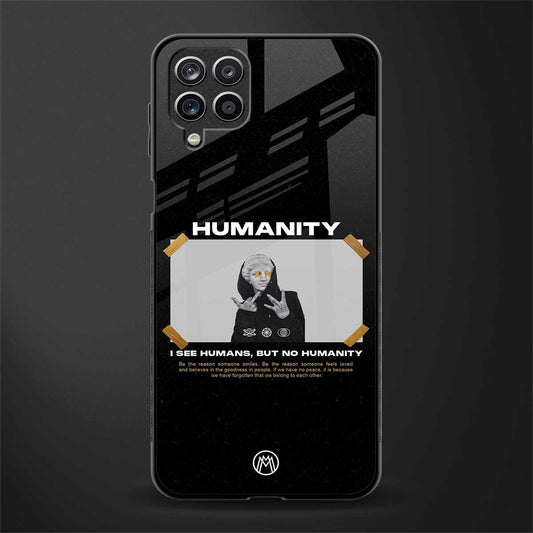 humans but no humanity glass case for samsung galaxy m12 image