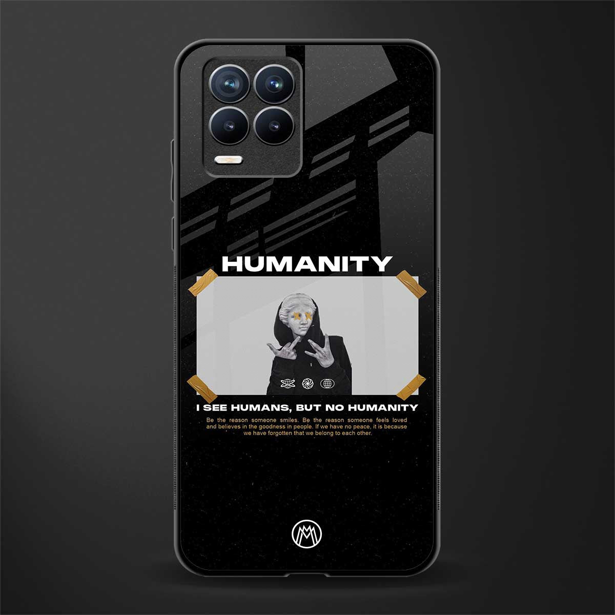 humans but no humanity glass case for realme 8 pro image