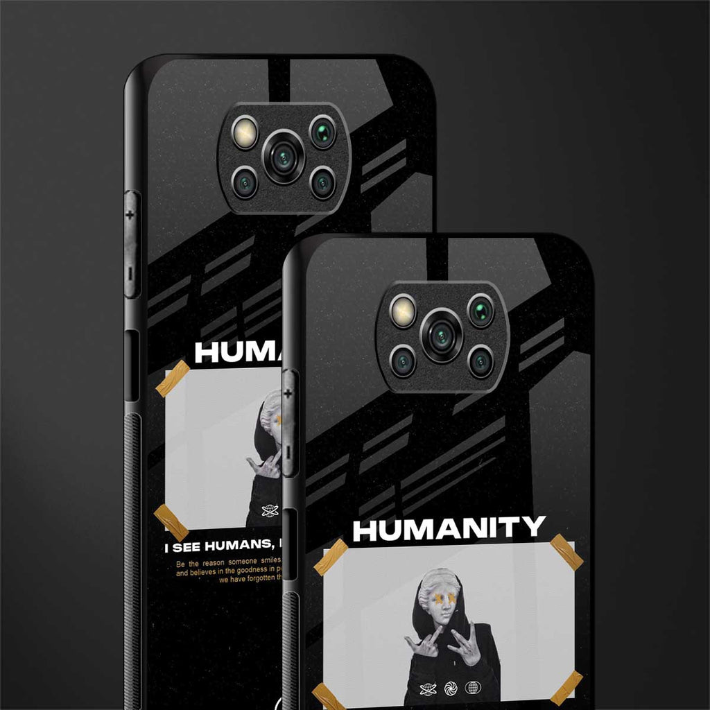 humans but no humanity glass case for poco x3 pro image-2