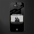 humans but no humanity glass case for poco x3 image