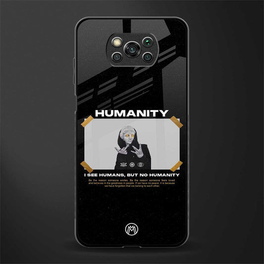 humans but no humanity glass case for poco x3 pro image