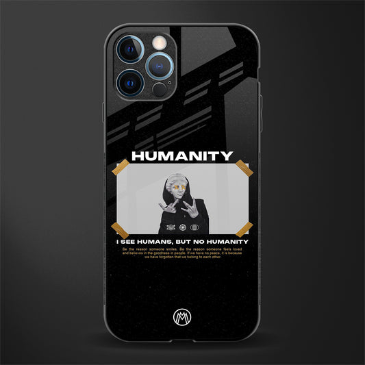 humans but no humanity glass case for iphone 12 pro max image