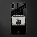 humans but no humanity glass case for iphone xs max image