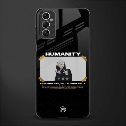 humans but no humanity glass case for samsung galaxy m52 5g image