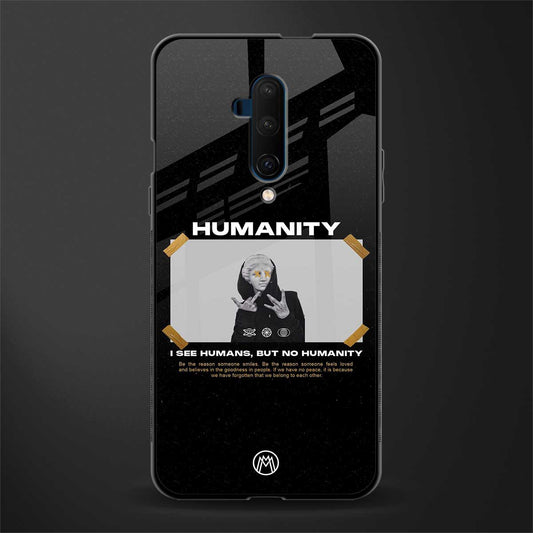 humans but no humanity glass case for oneplus 7t pro image