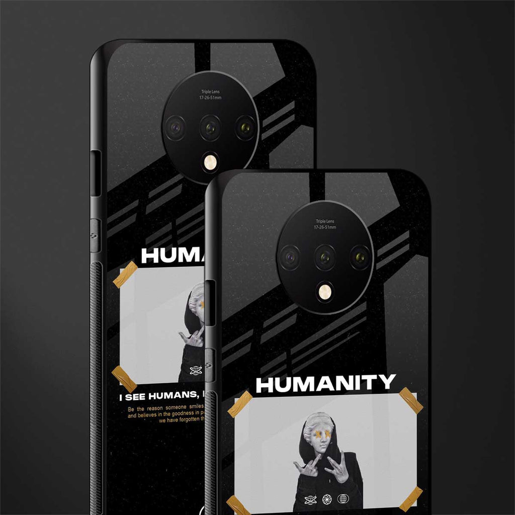 humans but no humanity glass case for oneplus 7t image-2
