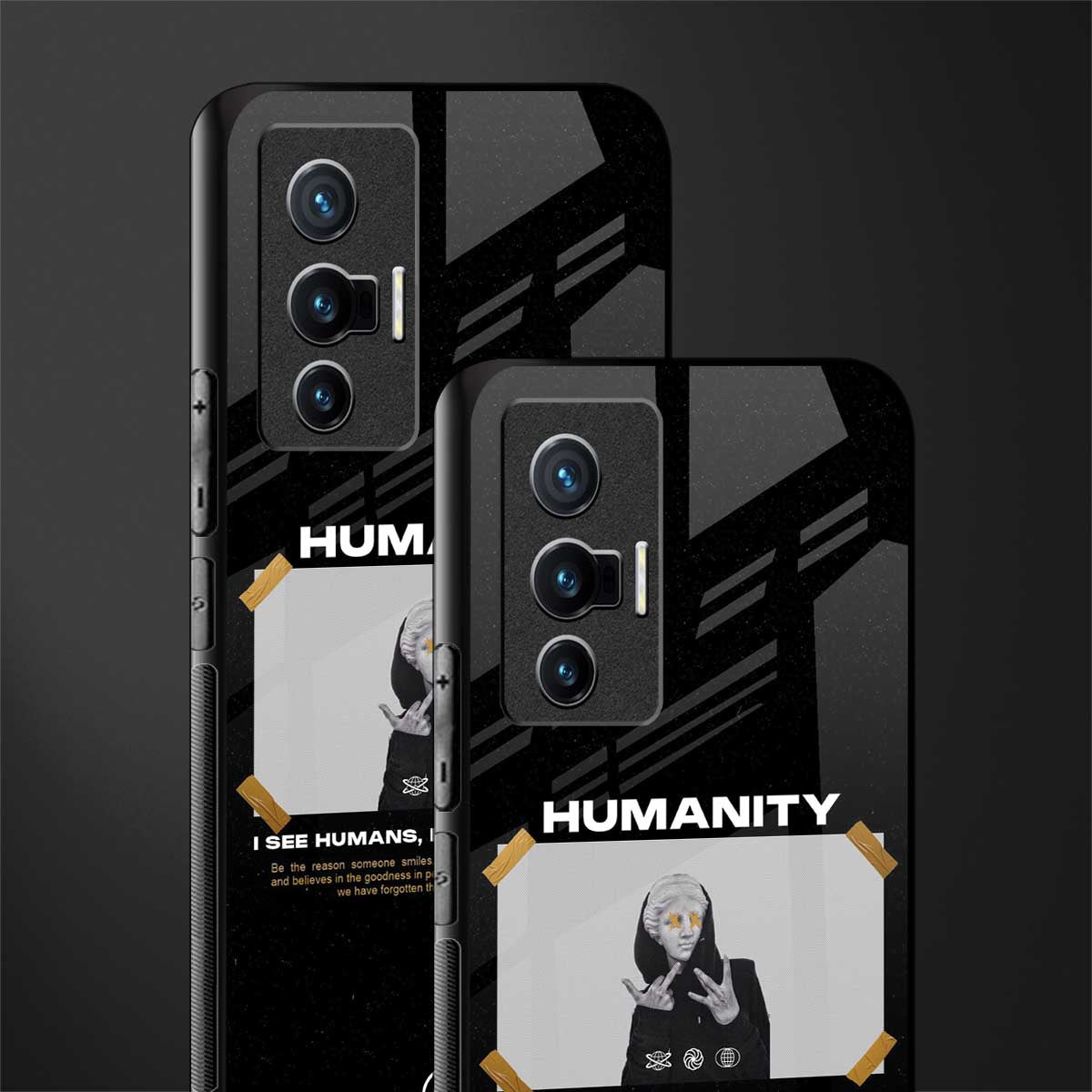 humans but no humanity glass case for vivo x70 image-2