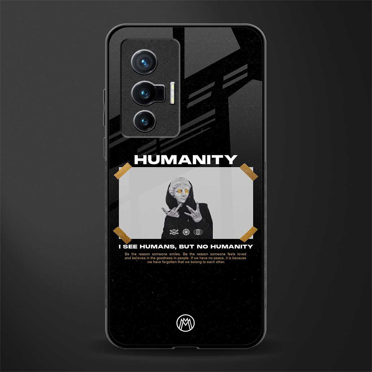 humans but no humanity glass case for vivo x70 image