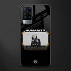humans but no humanity glass case for vivo x60 image