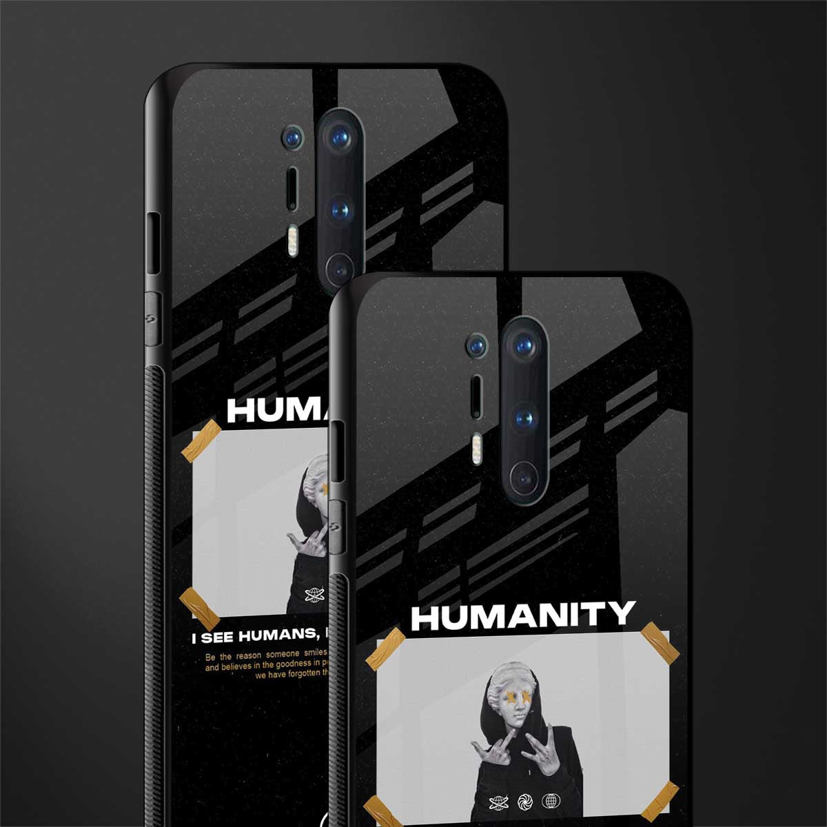 humans but no humanity glass case for oneplus 8 pro image-2