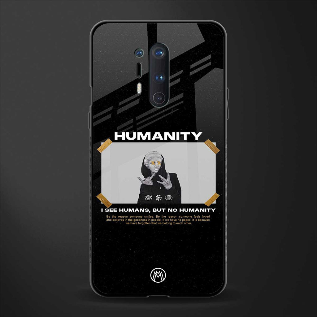 humans but no humanity glass case for oneplus 8 pro image