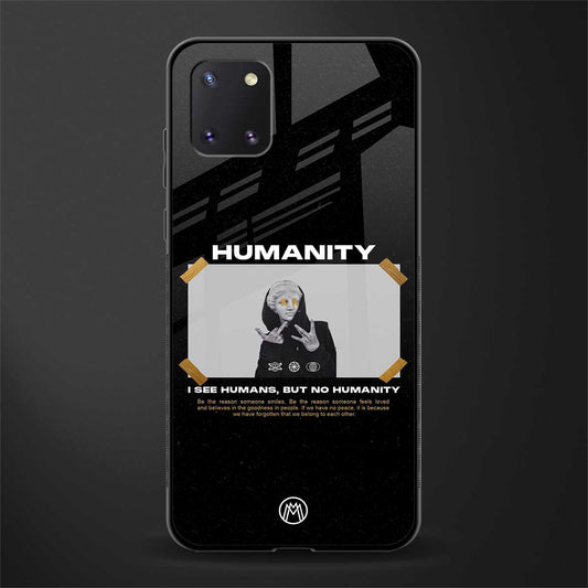 humans but no humanity glass case for samsung galaxy note 10 lite image