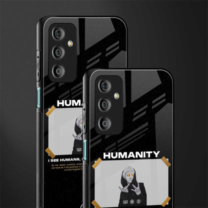 humans but no humanity back phone cover | glass case for samsung galaxy f23 5g