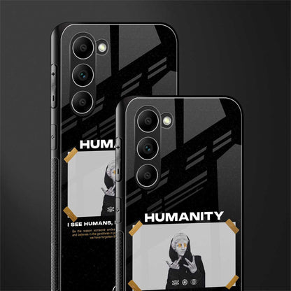 humans but no humanity glass case for phone case | glass case for samsung galaxy s23