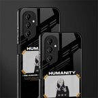 humans but no humanity back phone cover | glass case for samsung galaxy a14 5g