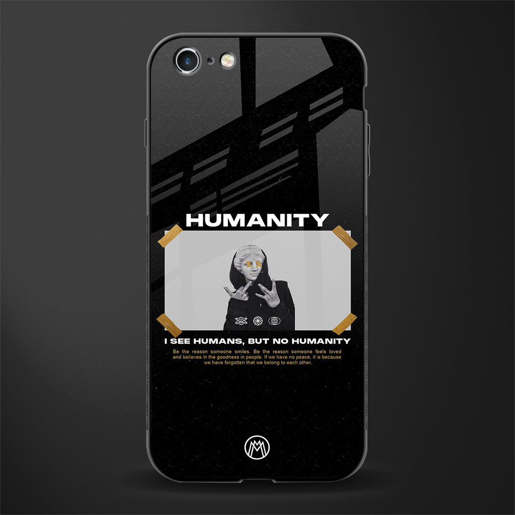 humans but no humanity glass case for iphone 6s image