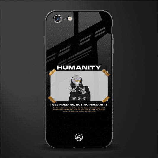 humans but no humanity glass case for iphone 6s image