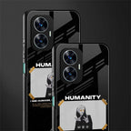 humans but no humanity back phone cover | glass case for realme c55