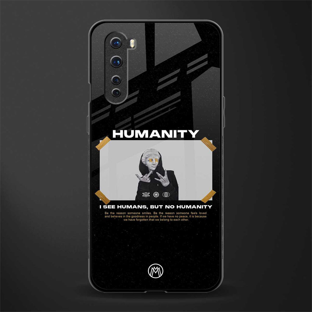 humans but no humanity glass case for oneplus nord ac2001 image