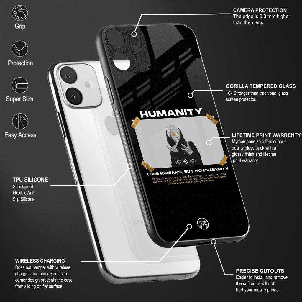 humans but no humanity glass case for mi 11 lite image-4