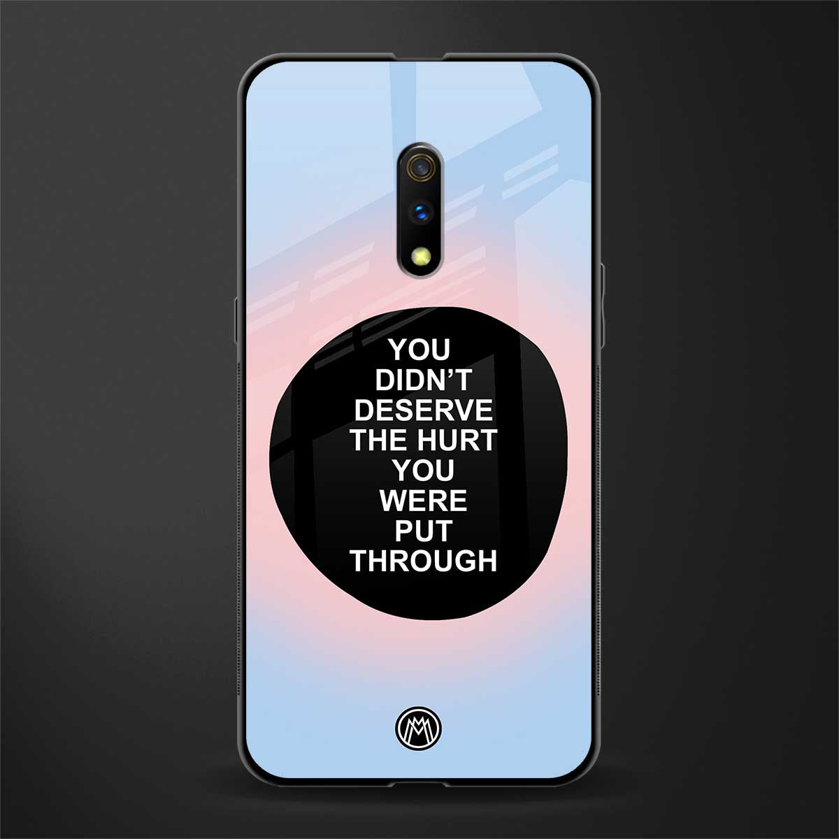 hurt glass case for realme x image