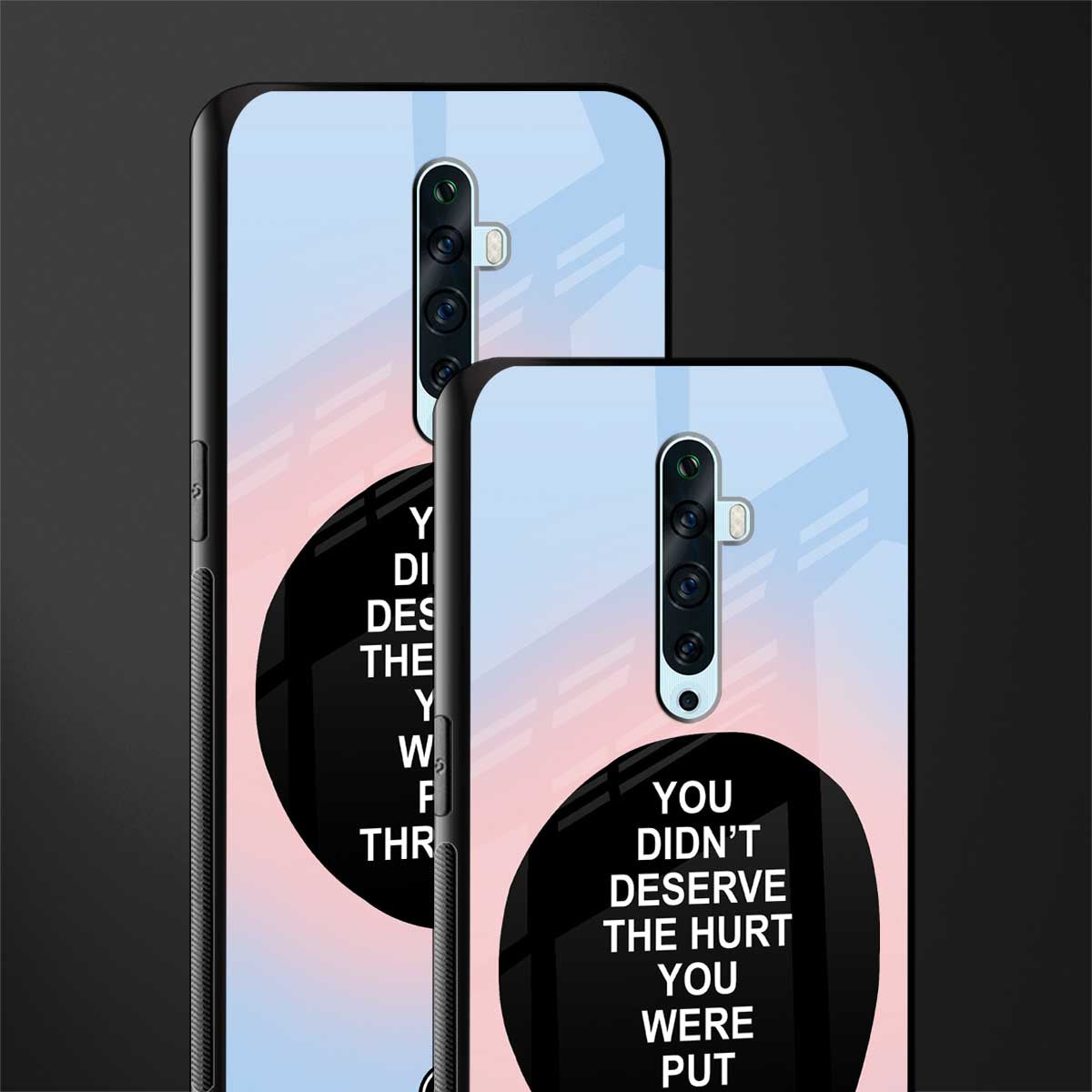 hurt glass case for oppo reno 2z image-2
