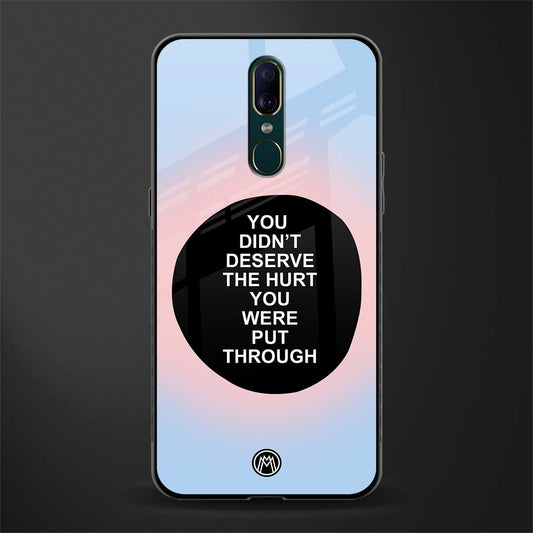 hurt glass case for oppo a9 image