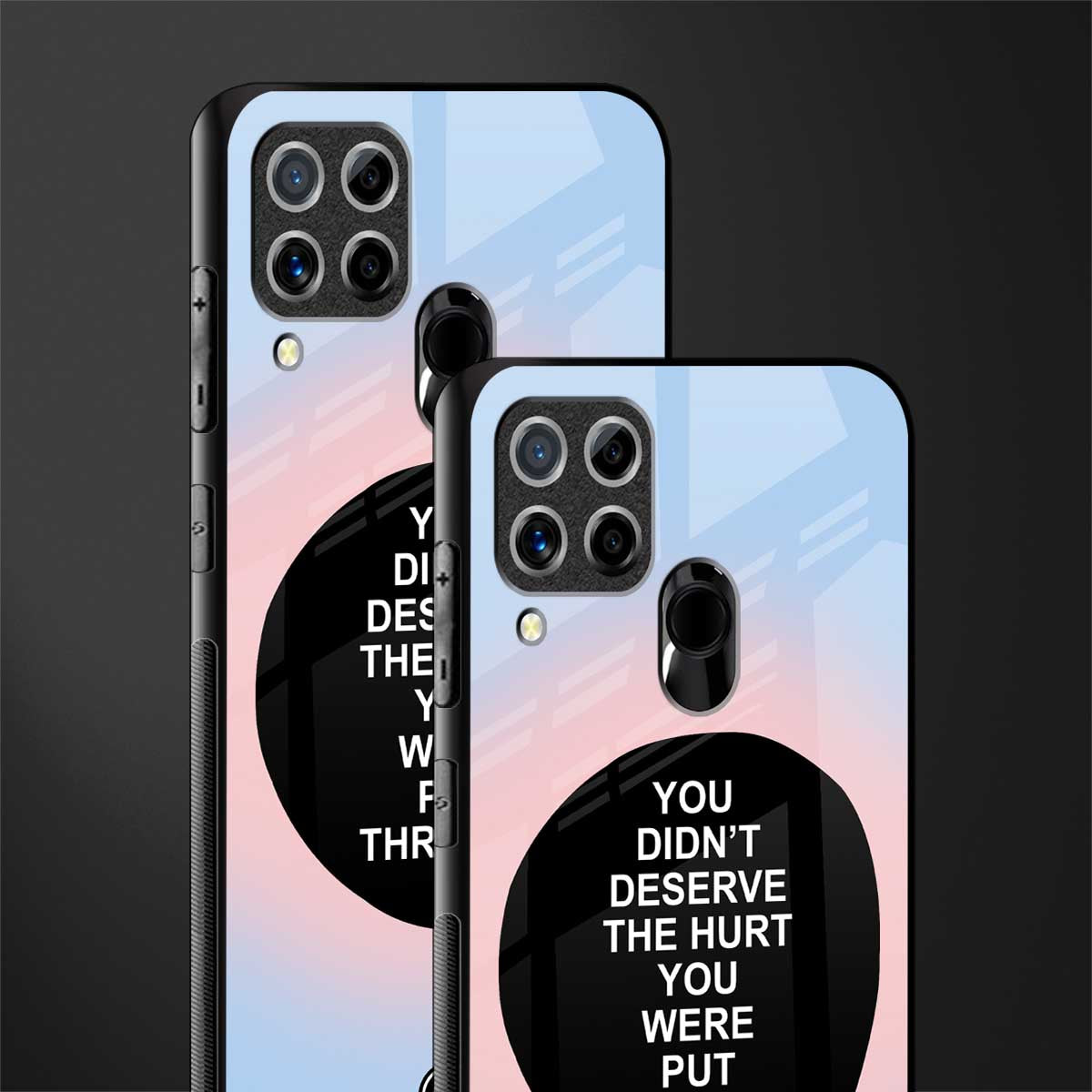 hurt glass case for realme c15 image-2