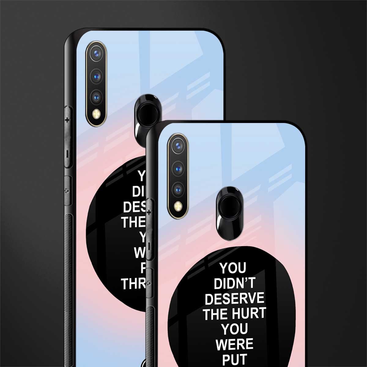 hurt glass case for vivo y19 image-2