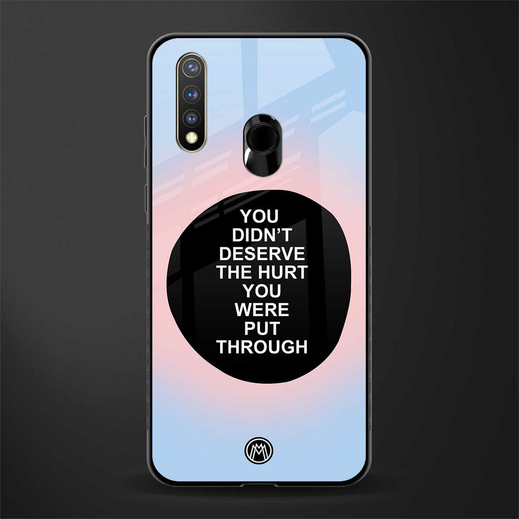 hurt glass case for vivo u20 image