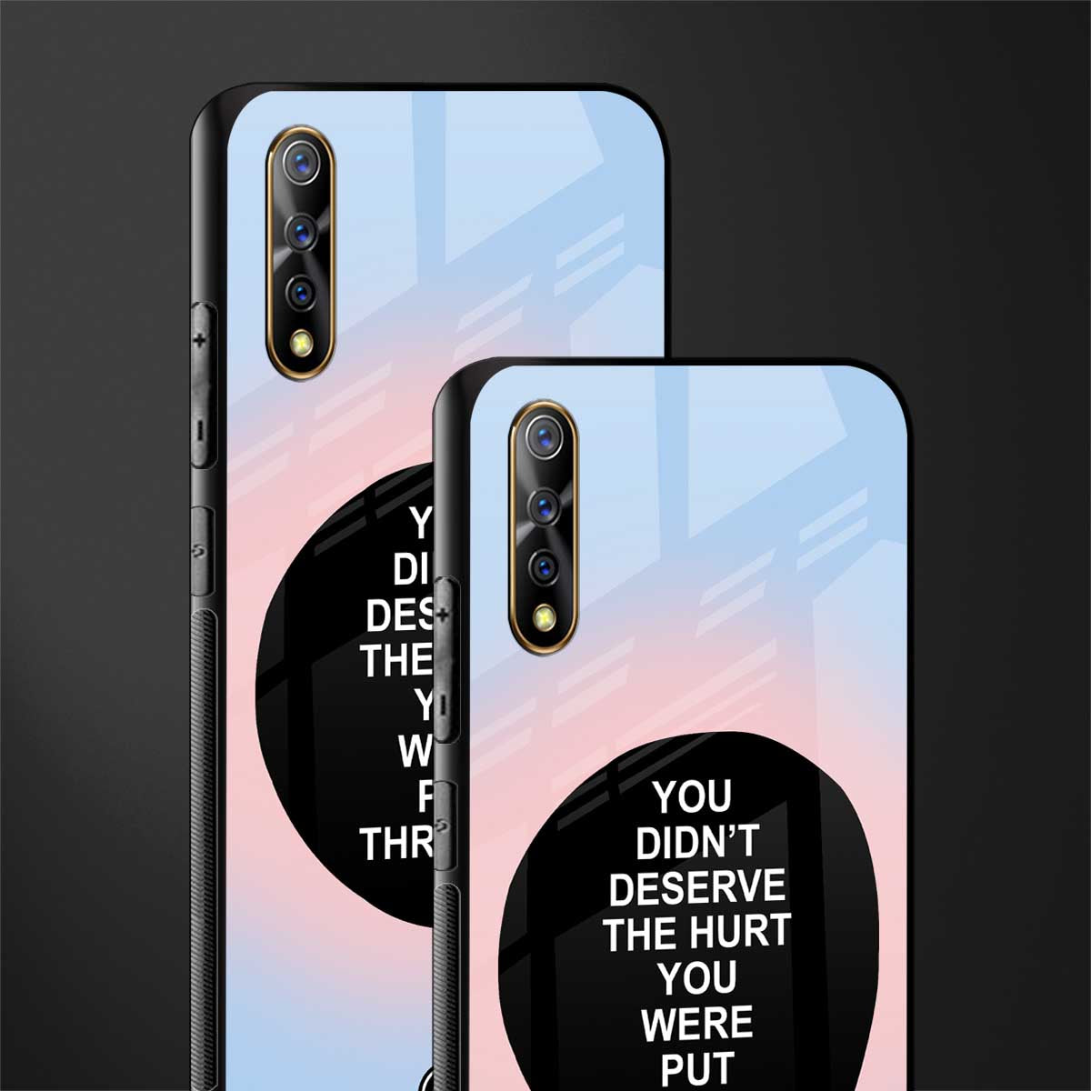 hurt glass case for vivo s1 image-2