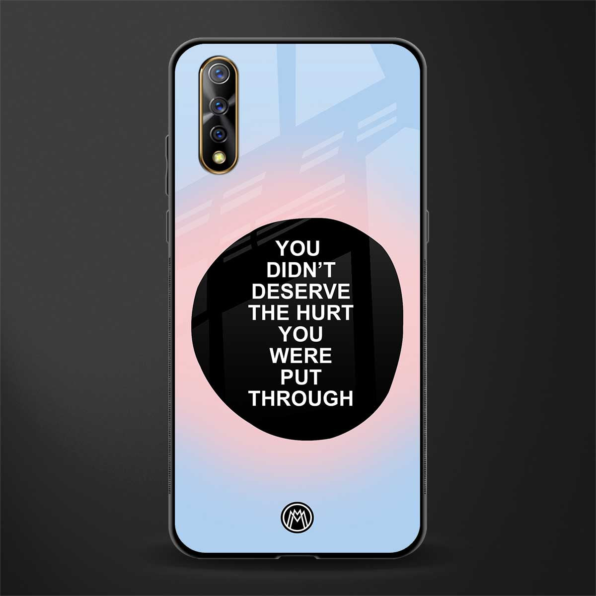 hurt glass case for vivo s1 image