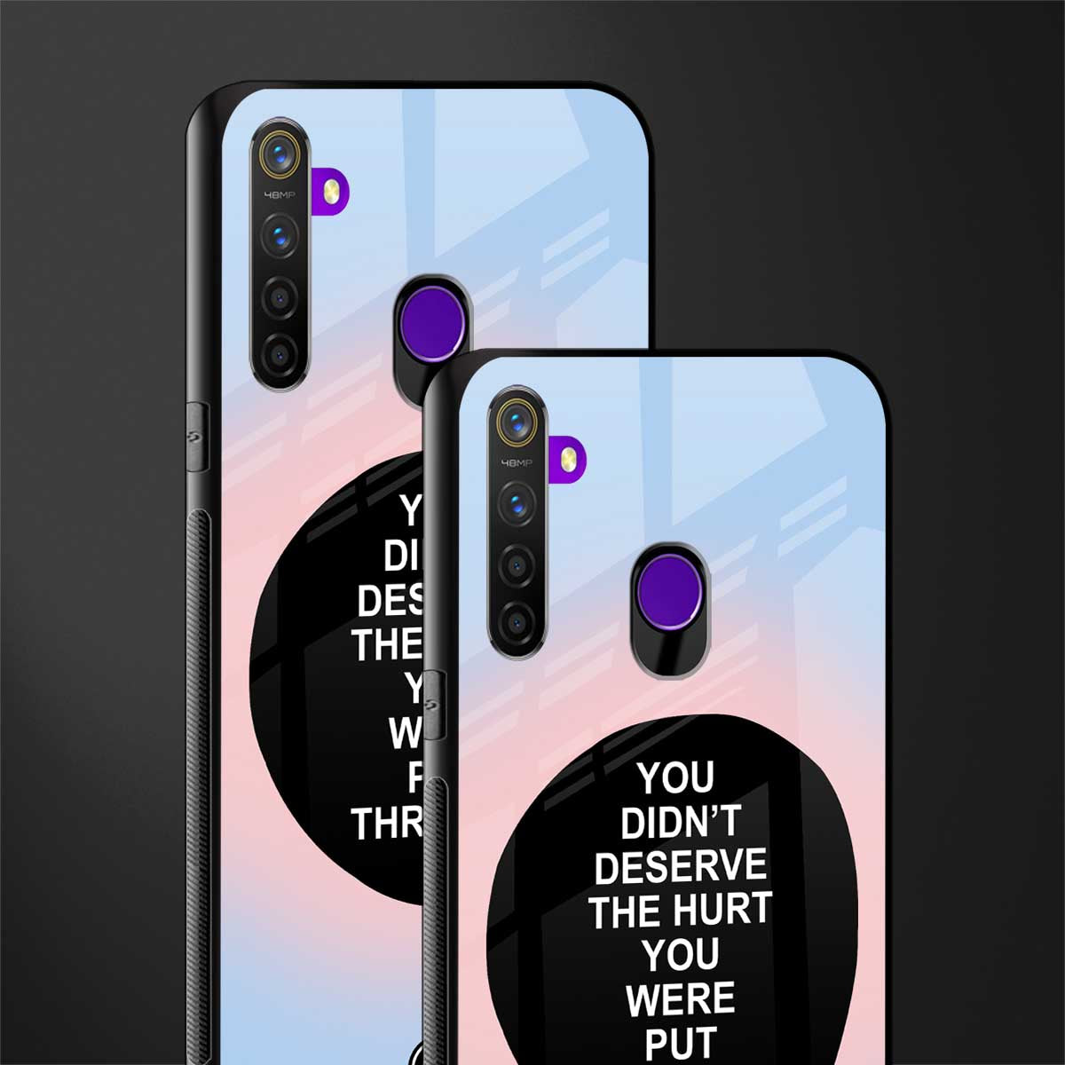 hurt glass case for realme 5 image-2