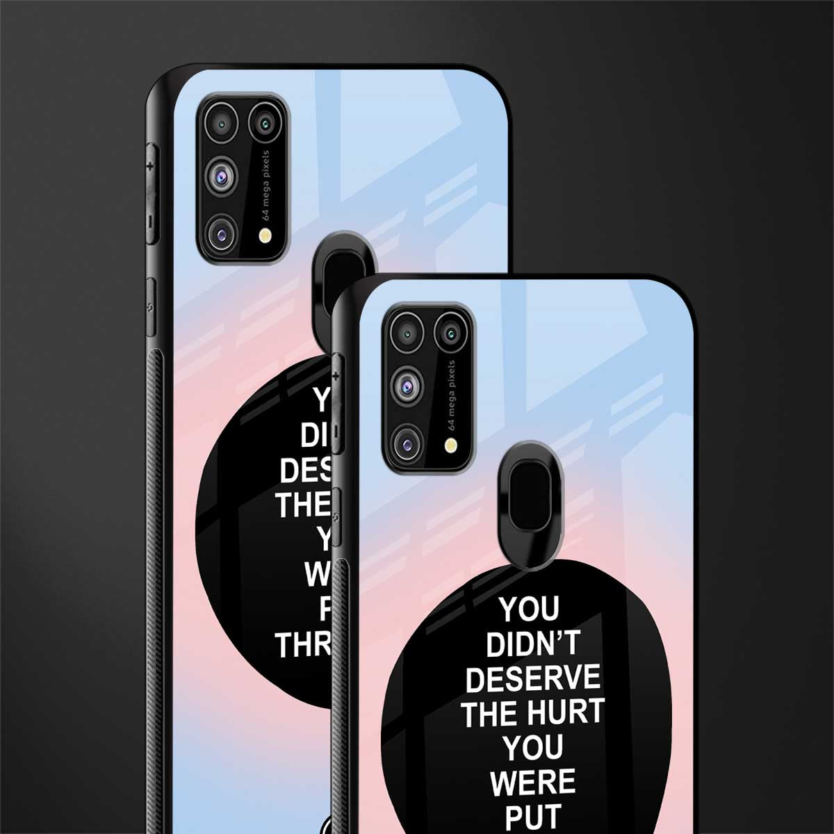 hurt glass case for samsung galaxy f41 image-2