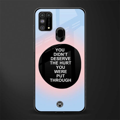 hurt glass case for samsung galaxy m31 image