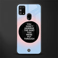 hurt glass case for samsung galaxy f41 image