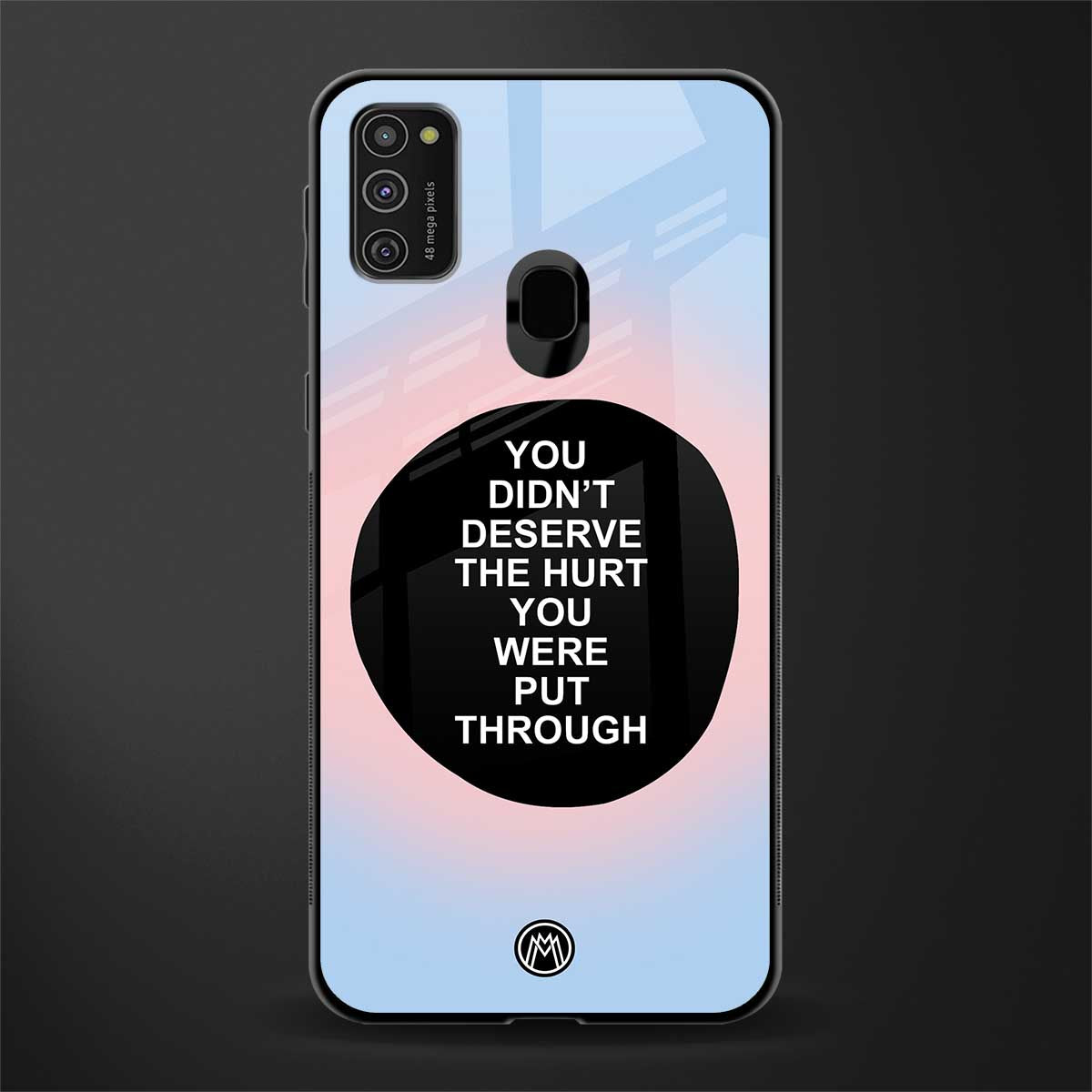 hurt glass case for samsung galaxy m21 image