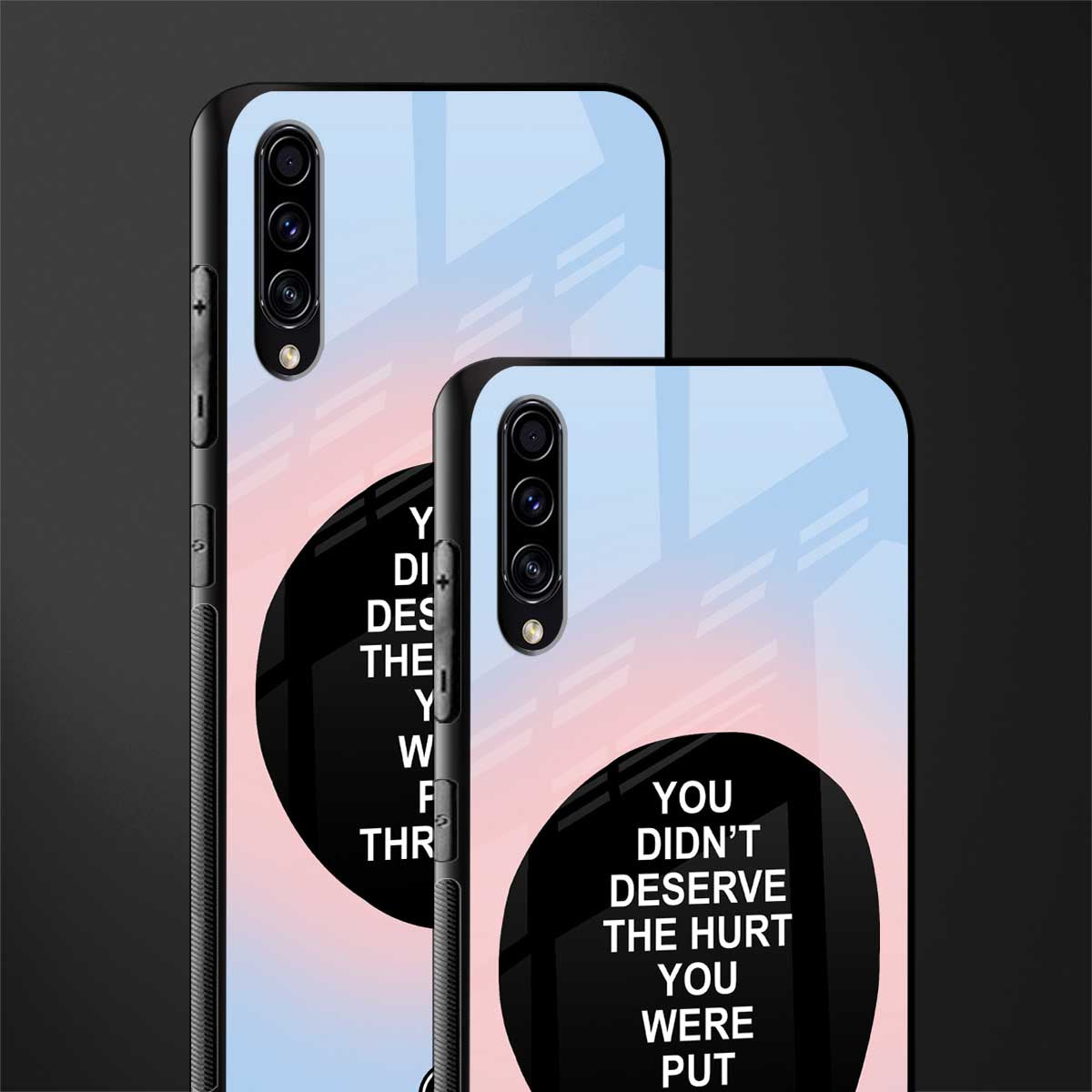 hurt glass case for samsung galaxy a50s image-2