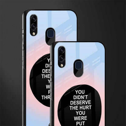 hurt glass case for samsung galaxy a30 image-2