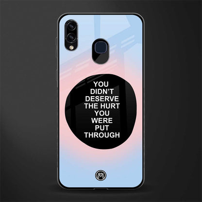 hurt glass case for samsung galaxy a30 image